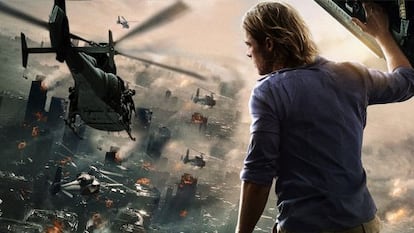 Imagen de la película 'Guerra Mundial Z', con Brad Pitt como estrella.