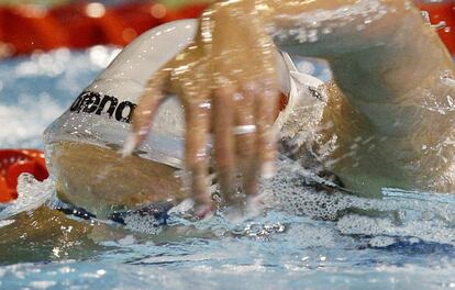 La italiana Federica Pellegrini en los 200 libres