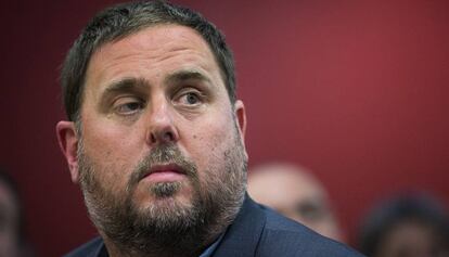 El presidente de Esquerra Republicana Oriol Junqueras