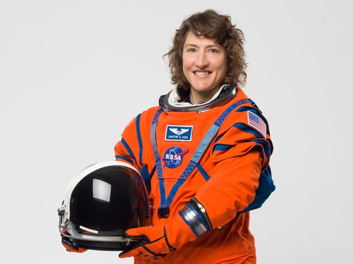 Christina Koch, primera mujer en viajar hasta la Luna: “Veíamos destellos azules cuando cerrábamos los ojos”