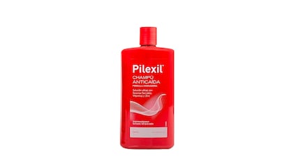 Anticaic shampoo on white background.