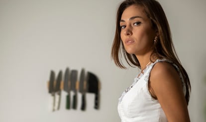 Ana Sofía Fehn in her Los Angeles kitchen.