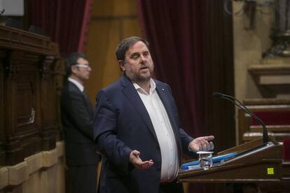 El vicepresident i conseller d&#039;Economia del Govern, Oriol Junqueras.