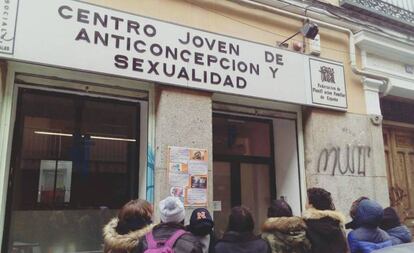 Fachada del Centro Joven de Anticoncepción y Sexualidad.