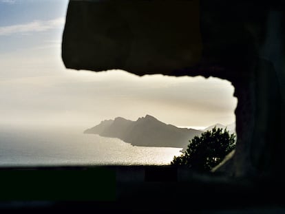 'Vista de Portman'. Batería de Cenizas, Campo de Cartagena.