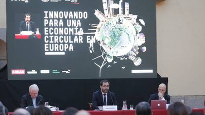 Acto de presentaci&oacute;n en Madrid del primer informe sobre el estado de la economia circular en Espa&ntilde;a
