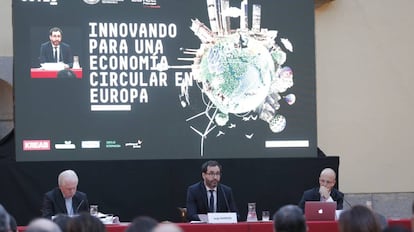 Acto de presentación en Madrid del primer informe sobre el estado de la economia circular en España