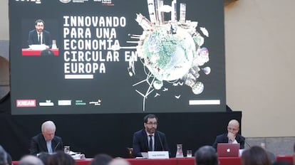 Acto de presentaci&oacute;n en Madrid del primer informe sobre el estado de la economia circular en Espa&ntilde;a