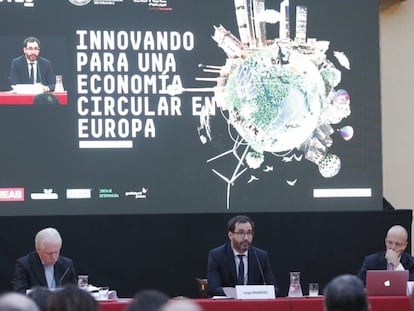 Acto de presentaci&oacute;n en Madrid del primer informe sobre el estado de la economia circular en Espa&ntilde;a