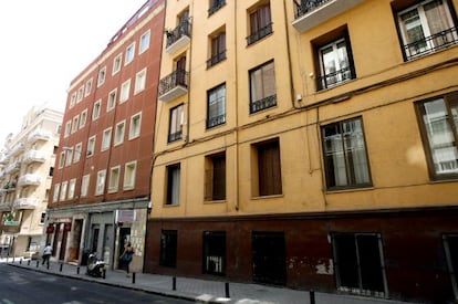 Edificios de viviendas en Madrid. 