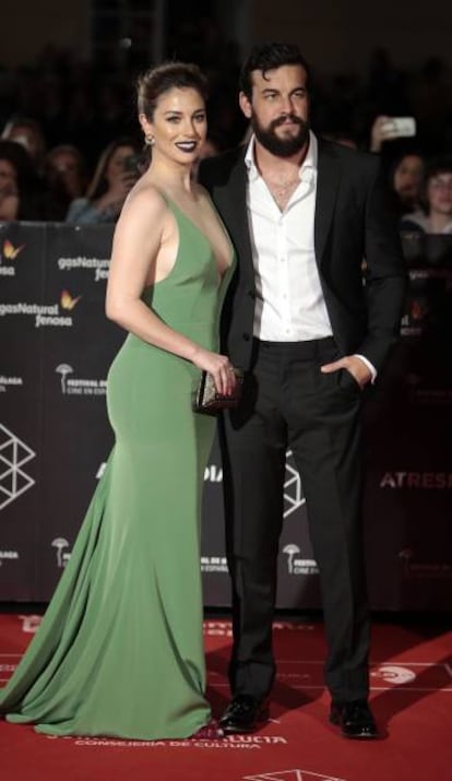 Blanca Suárez y Mario Casas en Málaga en marzo de 2017.
