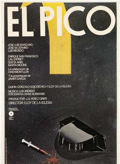 Cartel de la película "El Pico". Eloy de la Iglesia, 1983