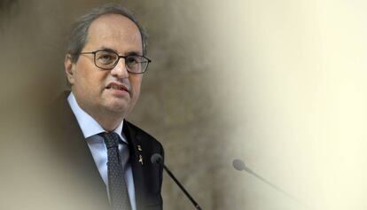 El presidente catalán Quim Torra.