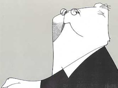 Caricatura de Miguel de Unamuno