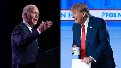 Joe Biden and Donald Trump.