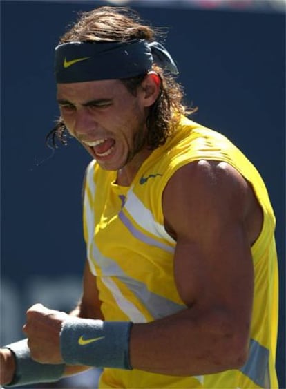 Nadal celebra el triunfo