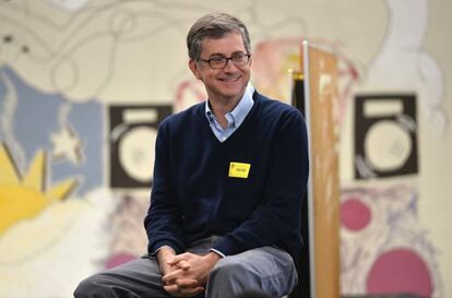 Greg Daniels, durante un curso en un instituto de Washington el año pasado en Los Ángeles (California).