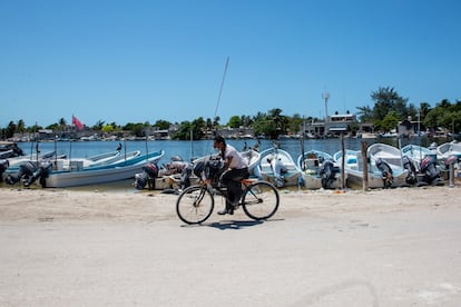 Puerto de abrigo en Celestún, Yucatán