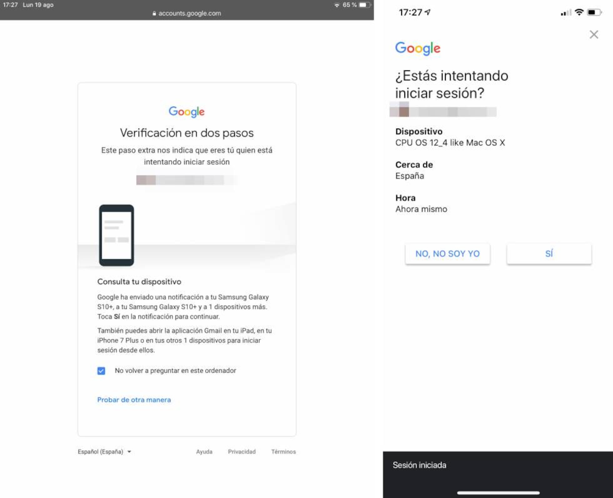 Blinda tu cuenta de Google activando la verificación en dos pasos ...