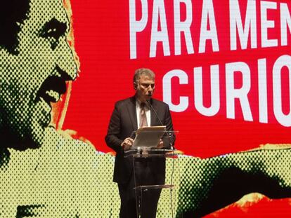 El director del &#039;Washington Post&#039;, Martin Baron, durante la entrega de los premios Gabo 2016.