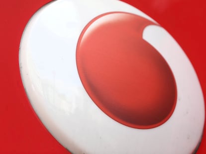 Logo de Vodafone.