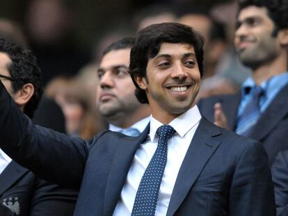 El jeque propietario del Manchester City, Sheikh Mansour bin Zayed Al Nahyan.