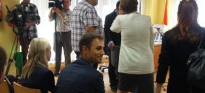 Jaime Rodríguez, director general de BlaBlaCar España, (en primer plano), en un momento del juicio.