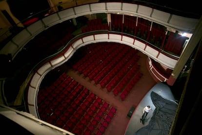 EL teatro Reina Victoria visto desde arriba.