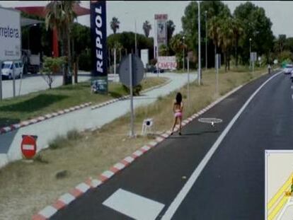 Google ofrece imágenes de prostituas cuando se busca por carreteras de Barcelona