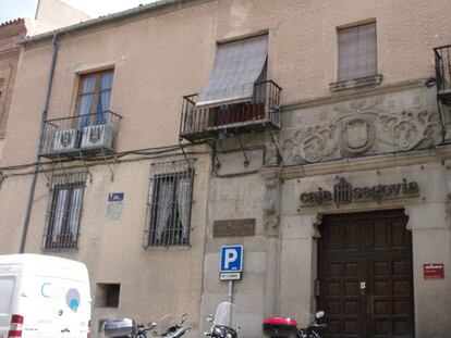 Edificio histórico de Caja Segovia.