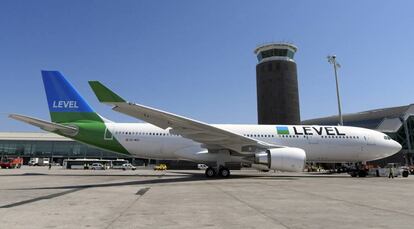 Un avi&oacute;n de Level, en una imagen de archivo.