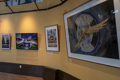 Obras de la exposición fotográfica “Patrimonio, a través de la lente de Santiago Arau”.