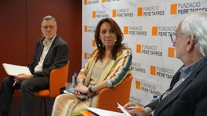 Cristina Monge, en el foro social de la Fundació Pere Tarrés.