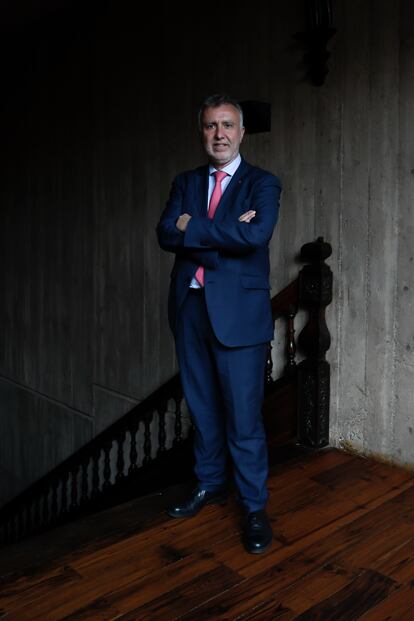 Otro retrato del presidente canario, Ángel Víctor Torres