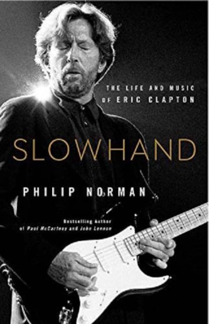 Portada del nuevo libro sobre Eric Clapton, escrito por Philip Norman.