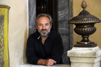 El director de cine y teatro Sam Mendes, ayer en Avilés.