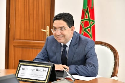 Naser Burita, ministro de Exteriores de Marruecos, en una imagen facilitada por su propio ministerio.