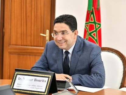 Naser Burita, ministro de Exteriores de Marruecos, en una imagen facilitada por su propio ministerio.