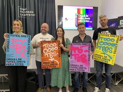 Presentación del Orgullo de València en la sede de Lambda.