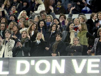 Aspecto del palco del Camp Nou.