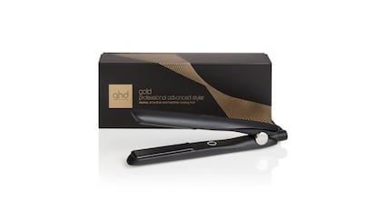 Vista de la plancha de pelo con descuento en Amazon.