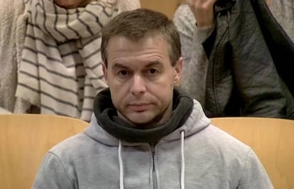 Antonio Ángel Ortiz, en la sesión del juicio del pasado lunes.