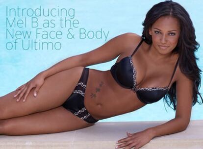 Mel B posa para la marca Ultimo.