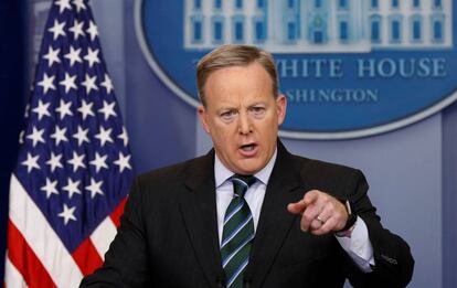 El portaveu de la Casa Blanca, Sean Spicer, dimecres.