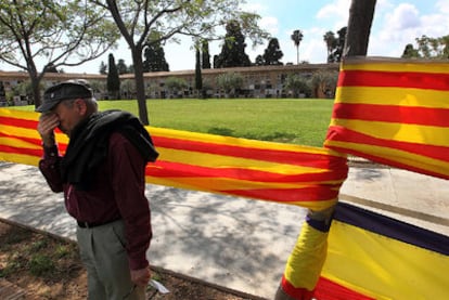 A homage to victims of the Franco regime organized by the Valencia Forum for Historical Memory.