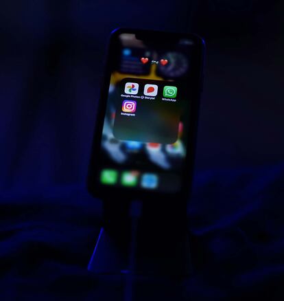 Pantalla de un iPhone de Apple