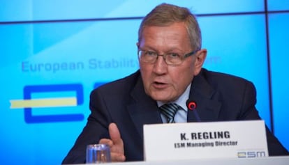 El presidente del MEDE, Klaus Regling, en junio.