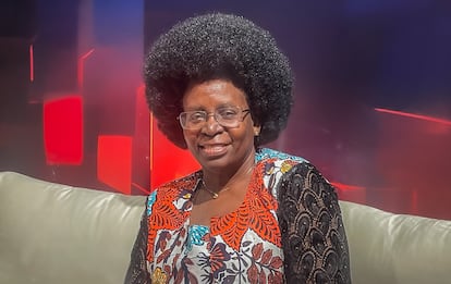 Monica Musenero, ministra de Ciencia, Tecnología e Innovación de Uganda, en Marrakech en abril.
