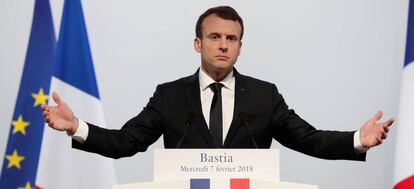 Emmanuel Macron, presidente de Francia