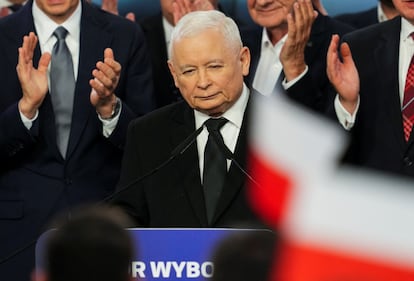 Jaroslaw Kaczynski comparece este domingo en Varsovia.
